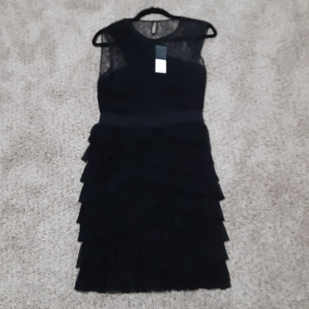 Women's New Years Eve Blk Dress by BCBG MAXAZRIA BEAUTIFUL NWT Sz. 8 $338.00